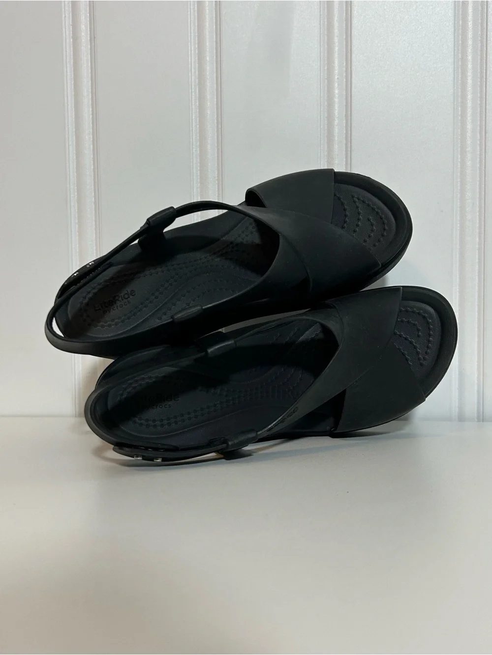 CROCS black platform